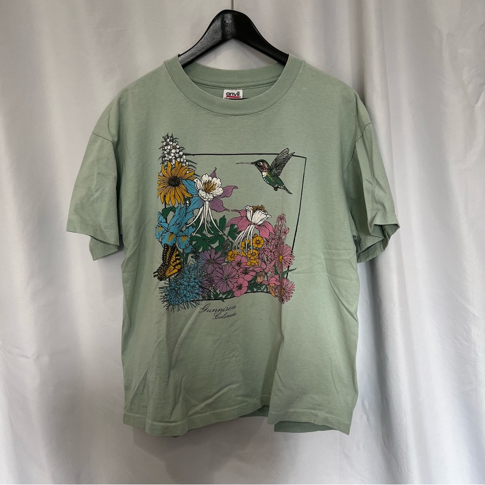 90’s VINTAGE 🔥 Floral Tee T-Shirt, Men’s: XL